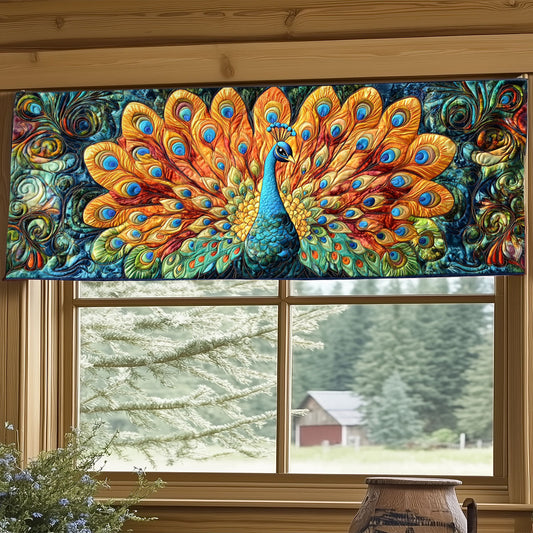 Peacock WJ2404040CL Quilted Valance