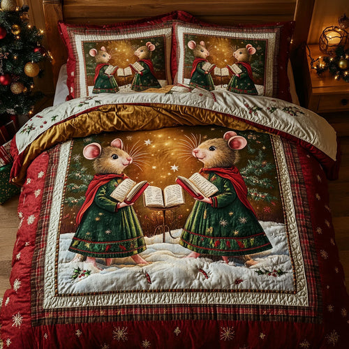 Red Scarf Mouse WN1311090CL Duvet Cover Set