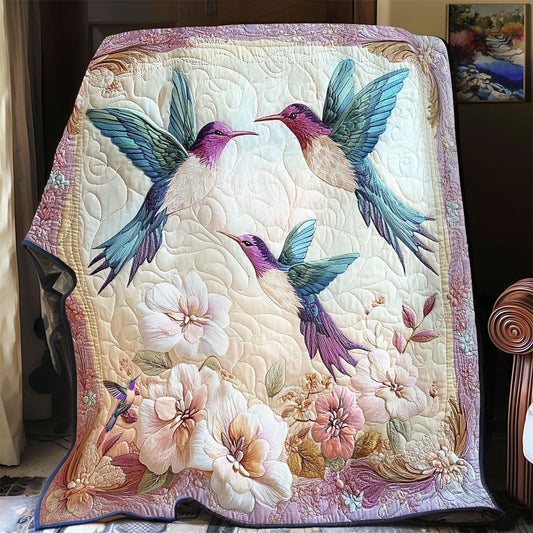 Hummingbird In Garden WY2712033CL Quilt