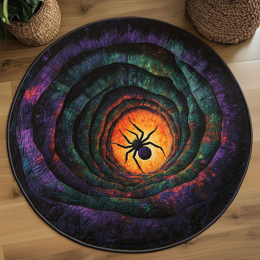 Shadow Spider WN2909055CL Quilted Round Mat