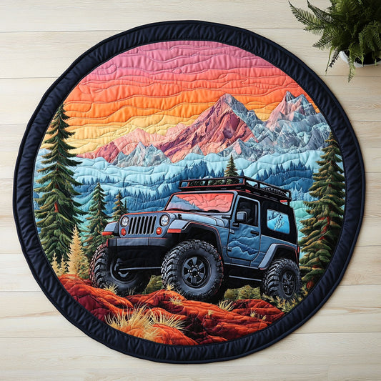 Forest Journey CW2705503CL Quilted Round Mat