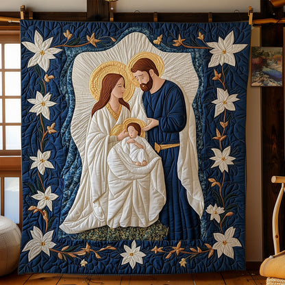 Holy Family In Lilies WY1303061CL Quilt
