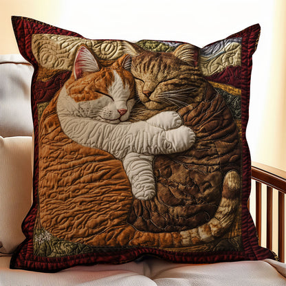 Adorable Cat Sleeping WX1003091CL Quilt Pillow Case