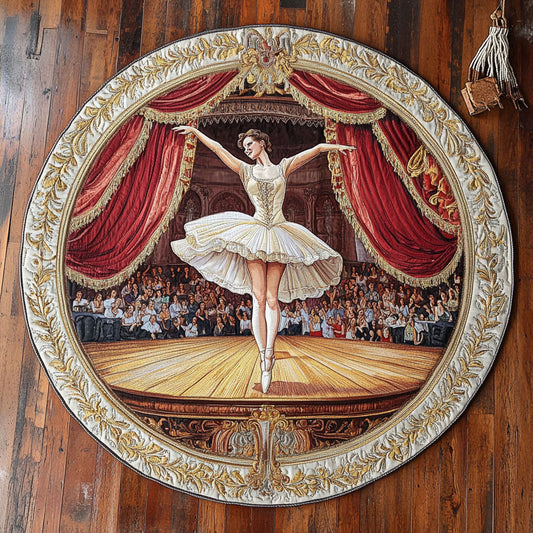 Ballet Stage WY2805019CL Quilted Round Mat