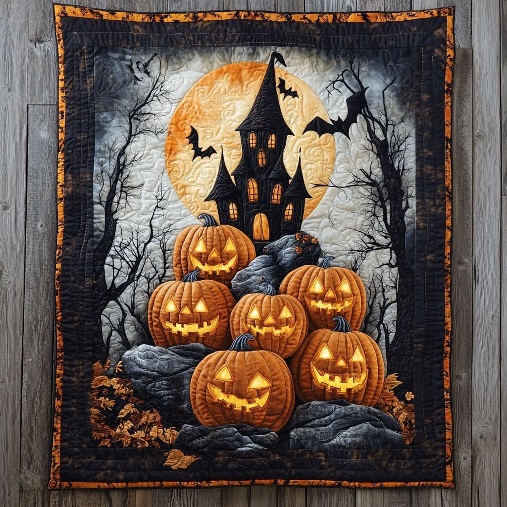 Tower Of Pumpkins WN0608091CL Quilt