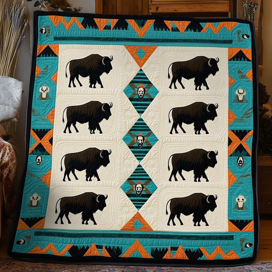 Bison Native American WX0406006CL Quilt