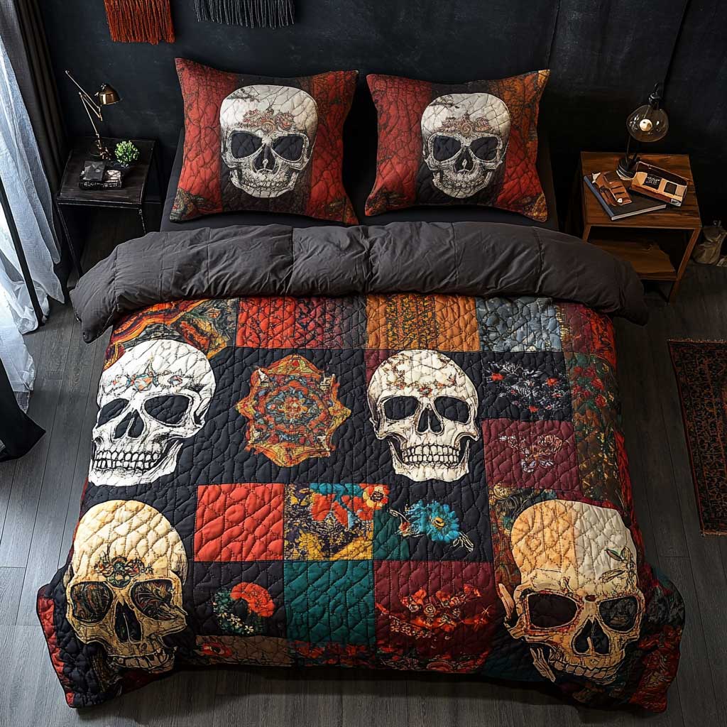 Tessellated Skull WN0303033CL Duvet Cover Set