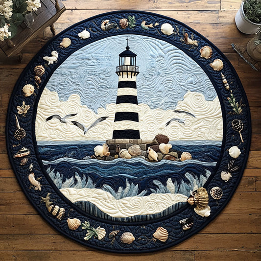 Ocean Beacon WY2203055CL Quilted Round Mat