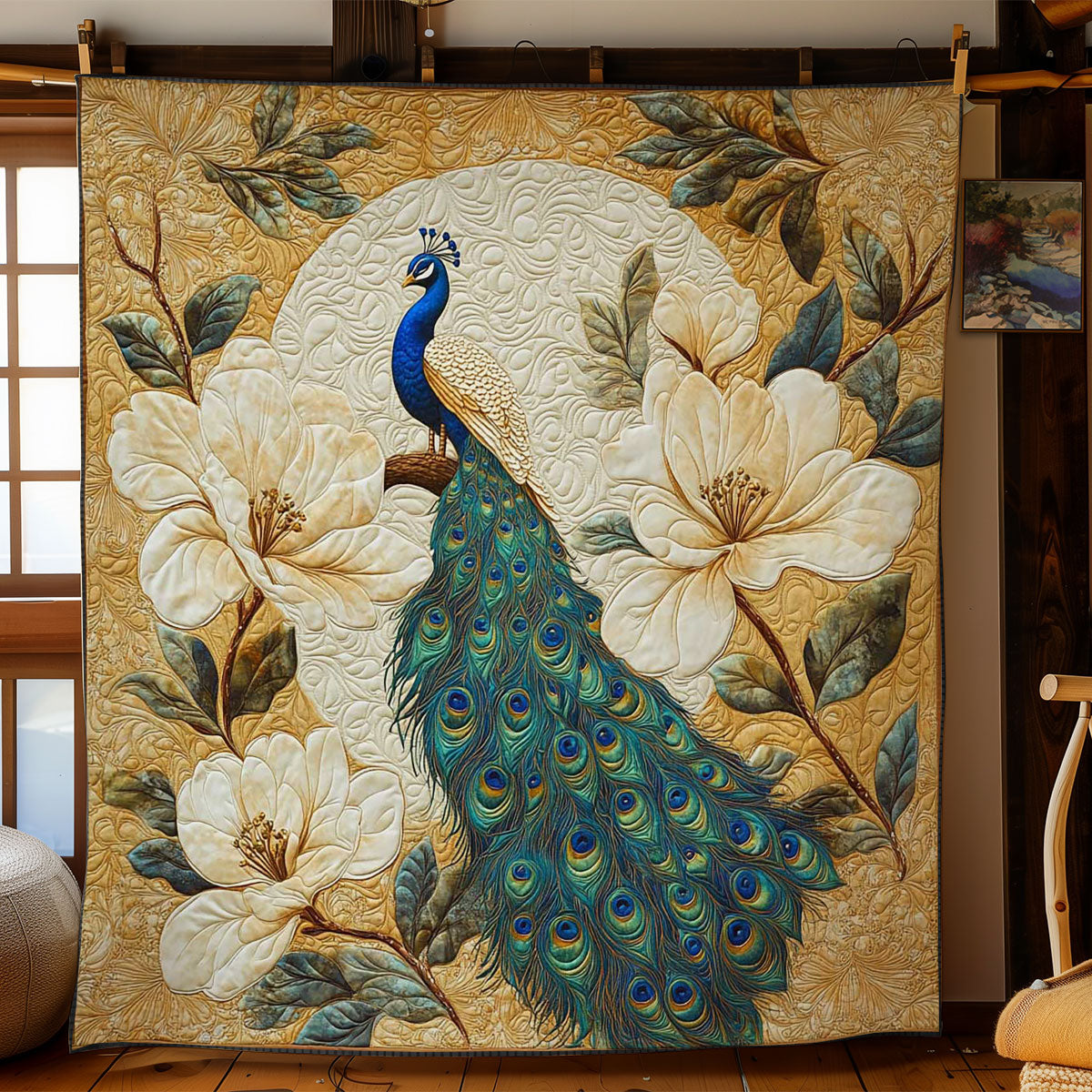 Magnolia Peacock WN2203058CL Quilt