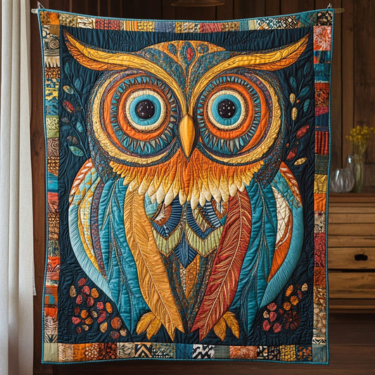 Tribal Owl CW0307048CL Quilt