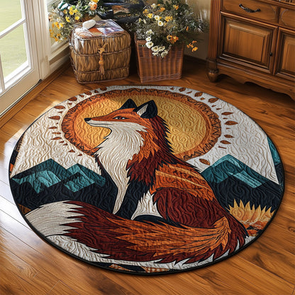 Native Fox WJ2203075CL Quilted Round Mat