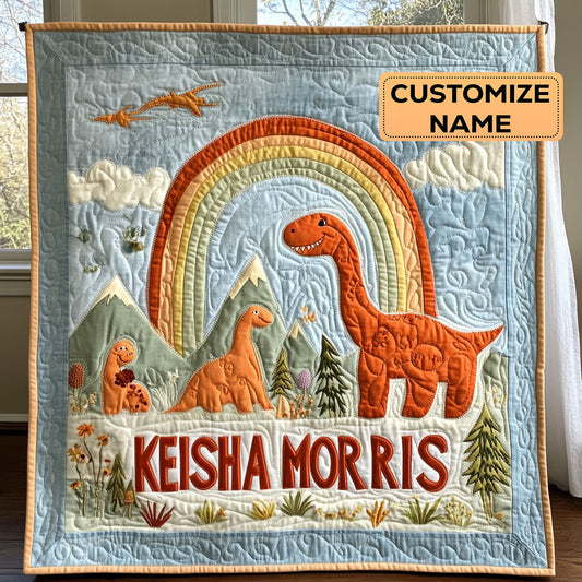 Tiny Adventures CP2207017CL Personalized Baby Quilt