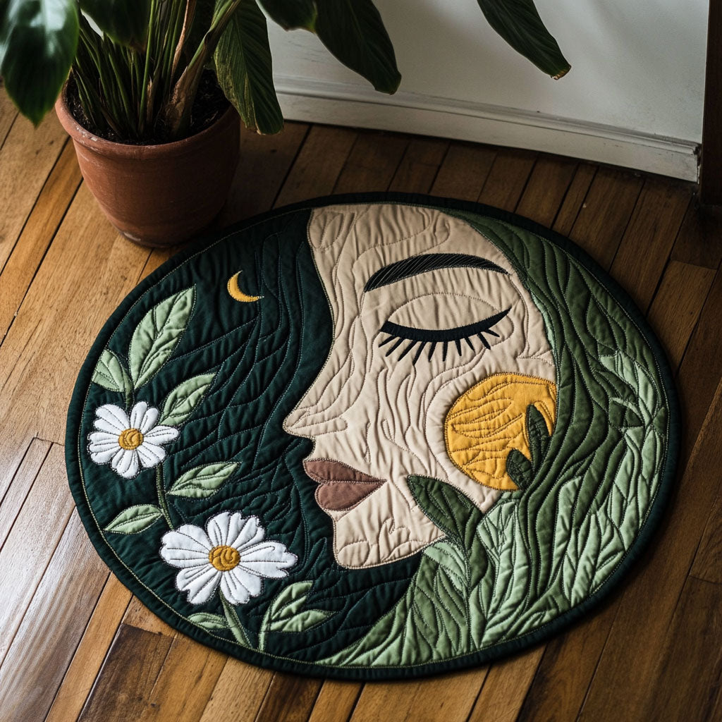 Nature Love CW2205389CL Quilted Round Mat