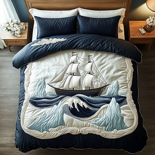 Polar Flame Sailboat WN0809088CL Duvet Cover Set