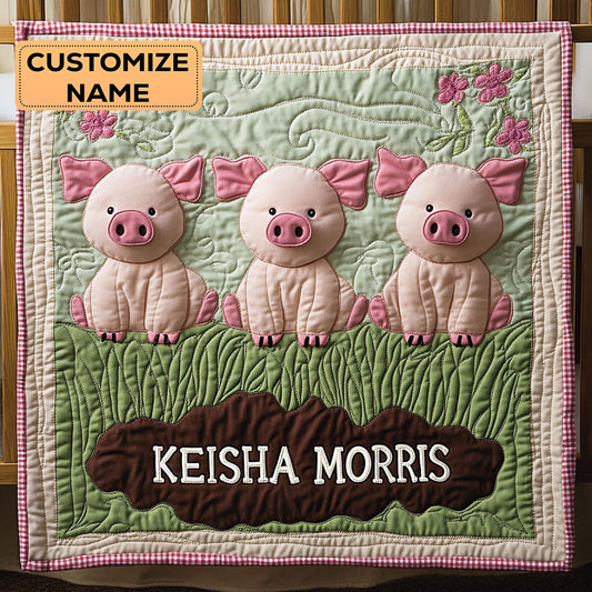 Rosy Meadow CP2507050CL Personalized Baby Quilt