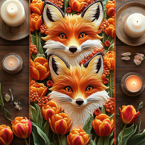Fox Bloom CW1005061CL Quilted Table Runner
