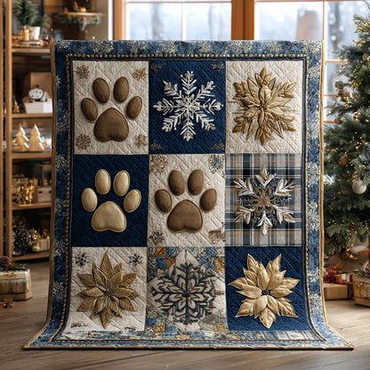 Winter Pawprints CW0511048CL Quilt