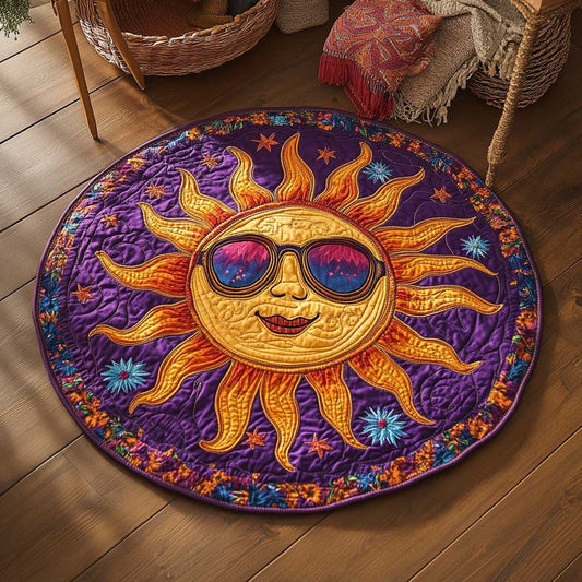 Dreamy Hippie WN2103078CL Quilted Round Mat