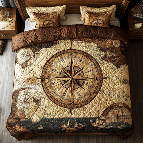 Compass Exploration WY2101004CL Duvet Cover Set
