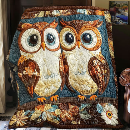 Vintage Owl WJ1012038CL Quilt