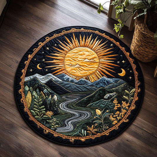 Chasing the Sun CM2605008CL Quilted Round Mat