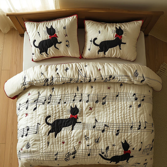 Cat Music Note CP2305022CL Duvet Cover Set