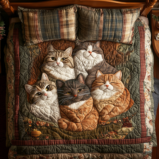 Cute Sleeping Cats XR0603005CL Duvet Cover Set