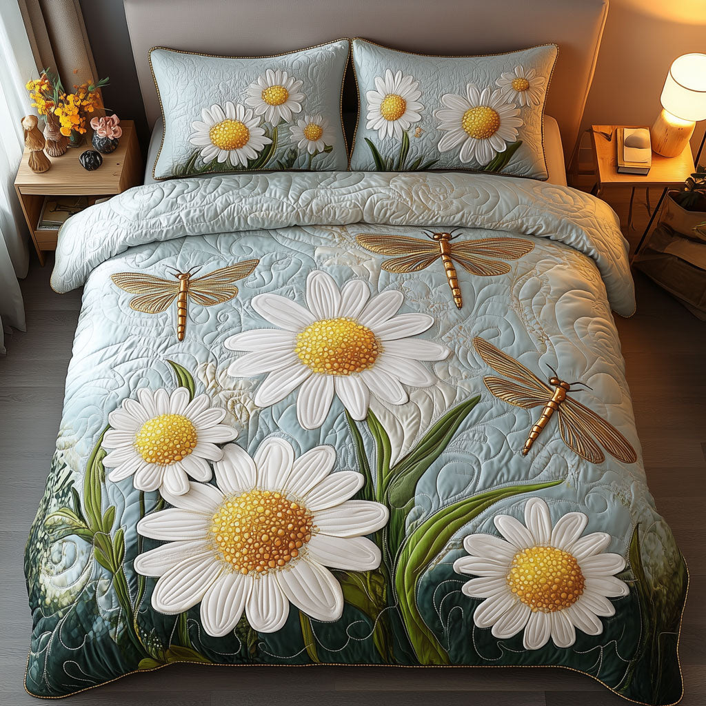 Ombre Daisy Dragonfly LT0810011CL Duvet Cover Set