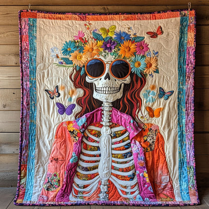 Floral Skeleton CW2105344CL Quilt