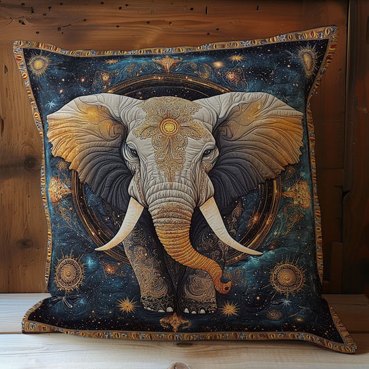 Mystic Grey Elephant WY1102118CL Quilt Pillow Case