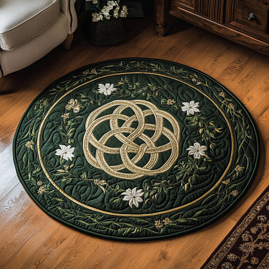 Forest Celtic WY2203056CL Quilted Round Mat