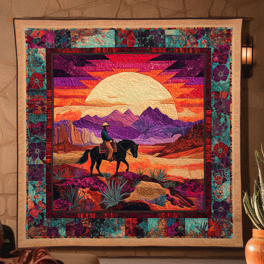 Desert Dawn Cowboy WN0110010CL Quilt