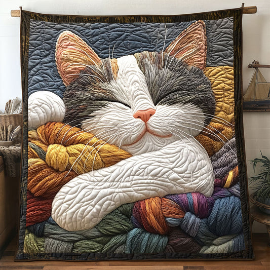 Adorable Tabby Portrait WP1905002CL Quilt