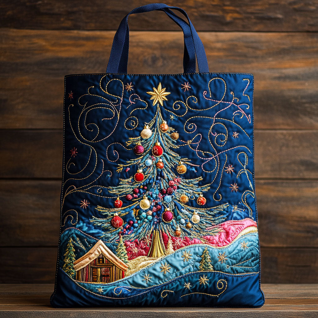 Christmas Charm CW1211040CL Quilted Tote Bag