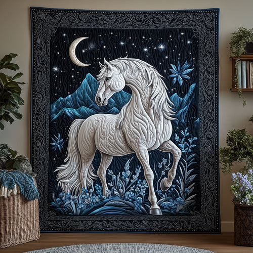 Majestic Silver Horse XK1209003CL Quilt