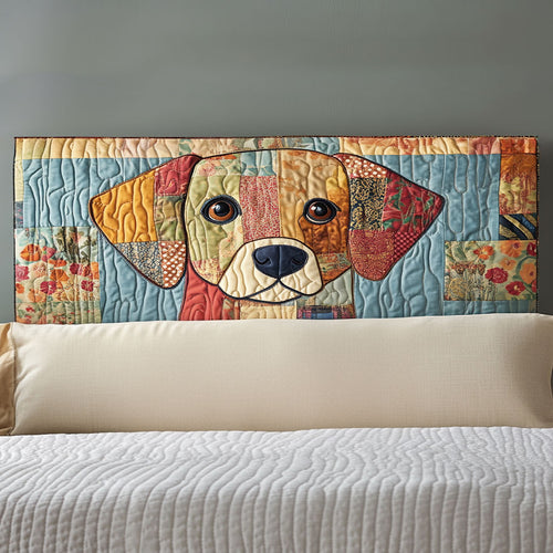 Gentle Eyes Dog WN2212009CL Quilted Headboard Slipcover