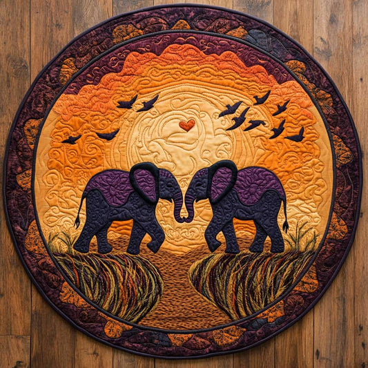 Wild Elephant WN2504054CL Quilted Round Mat