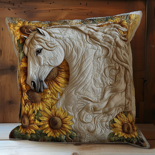 Sunflower Horse WY0402080CL Quilt Pillow Case