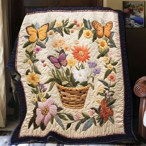 Flower Basket WX1701049CL Quilt