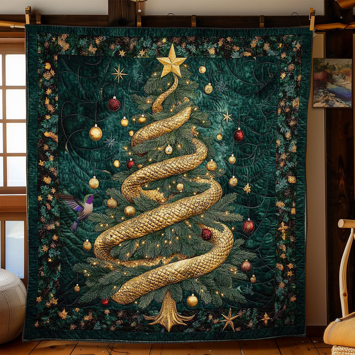 Mystic Snake Tree WN0712007CL Quilt