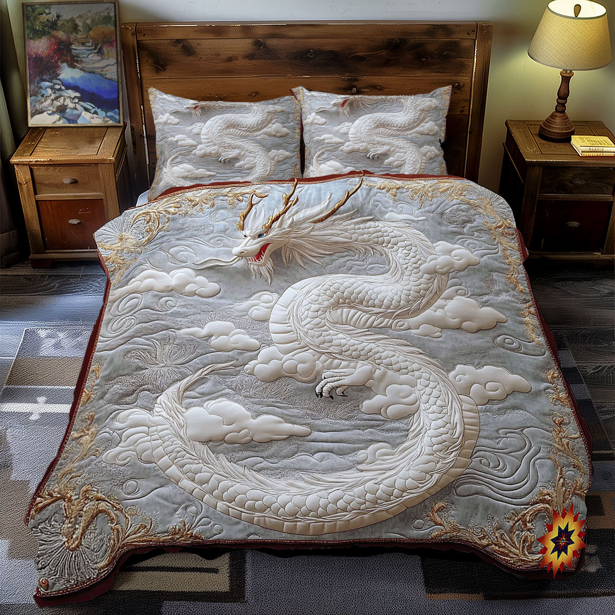 White Dragon WY0512071CL Duvet Cover Set