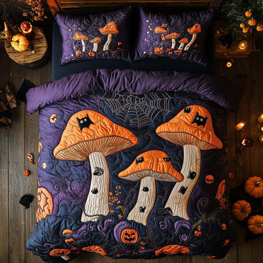 Spooky Mushroom Forest CW2907057CL Duvet Cover Set