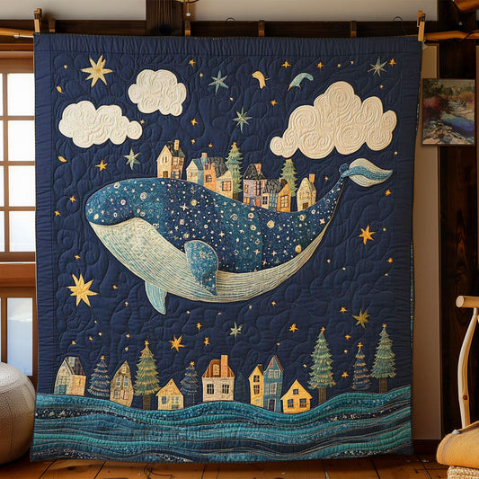 Whale Beneath Stars WN2403116CL Quilt