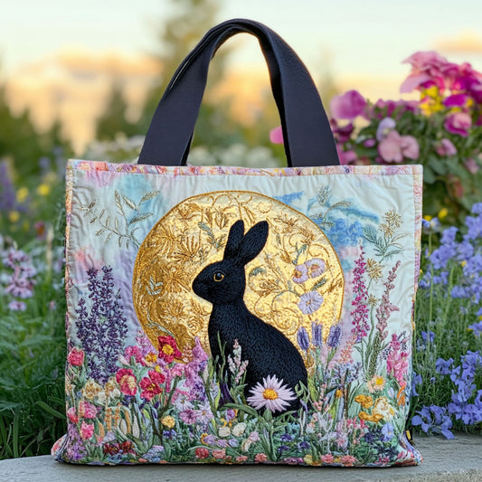 Blossom Moon Bunny CW2309002CL Quilted Tote Bag