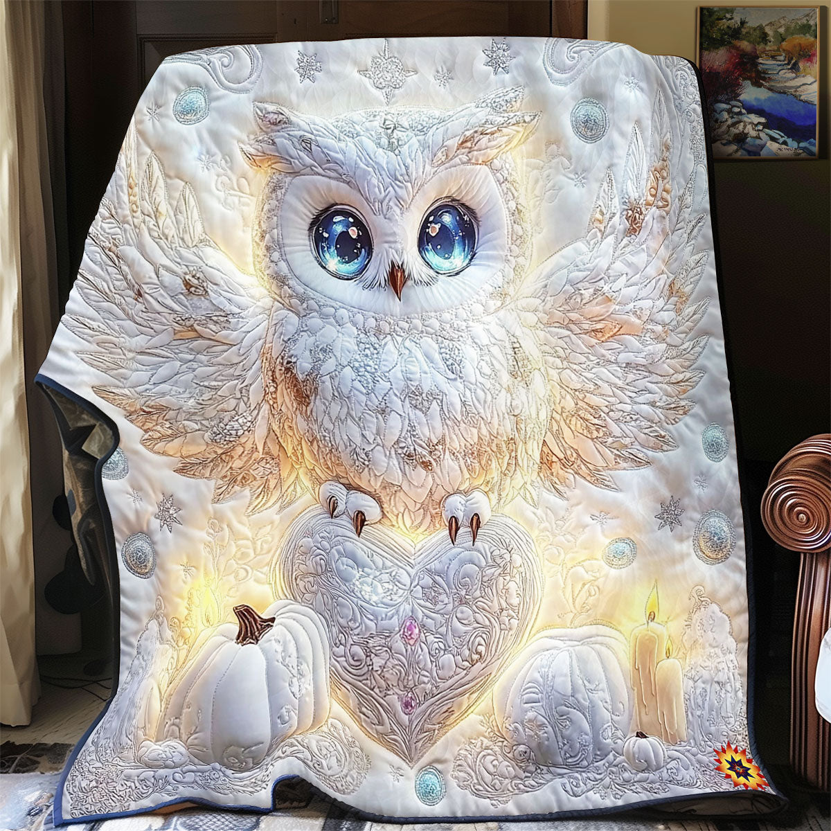 White Owl WY2312074CL Quilt