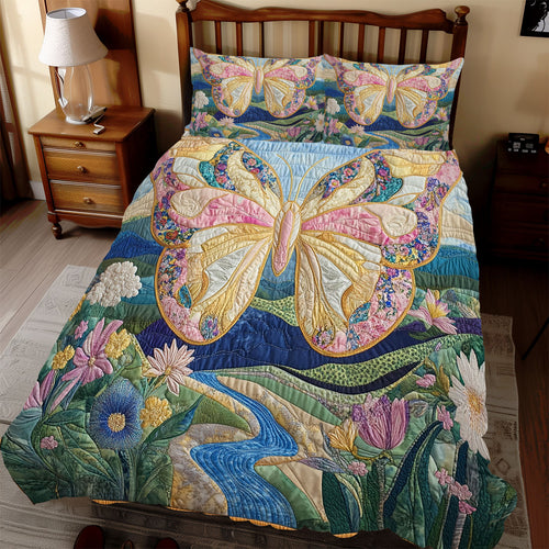 Butterfly Colorful WX0612043CL Duvet Cover Set