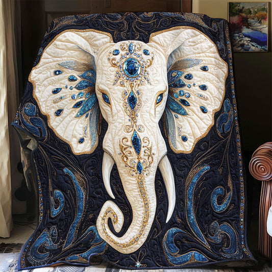 Celestial White Elephant WX1306006CL Quilt