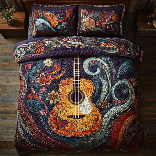 Guitar In Mystic WY1802057CL Duvet Cover Set
