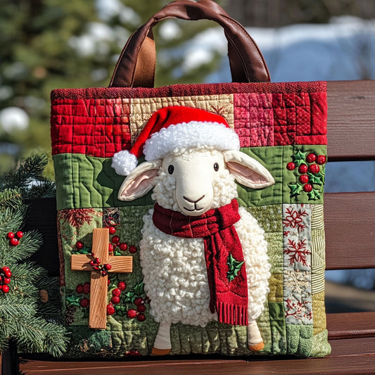 Cozy Magic Sheep WN3010016CL Quilted Tote Bag