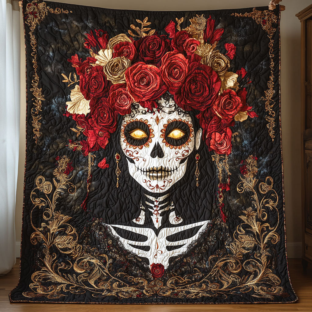 Amber Glow Skull Woman WN0908001CL Quilt